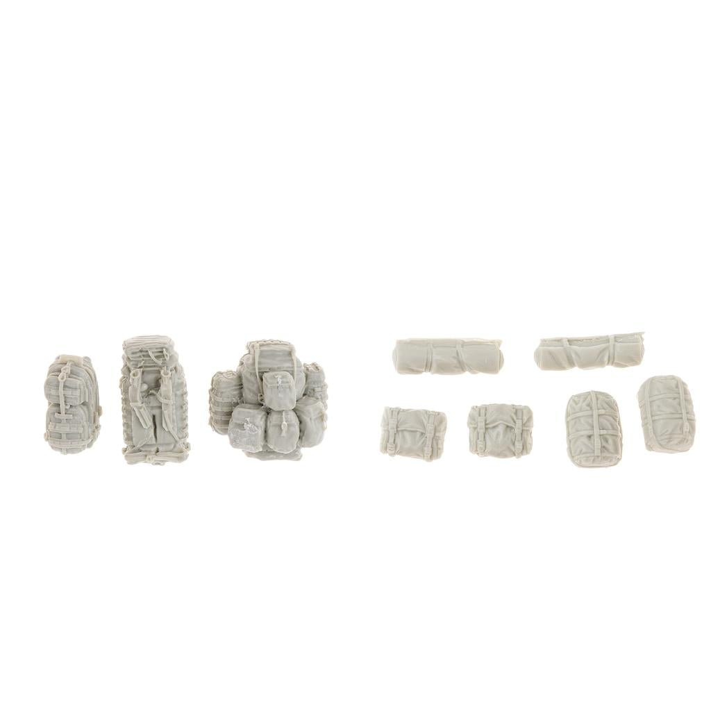 1/35 Resin Figure Kit Modern American Soldier Backpack Micro Model Unpainted