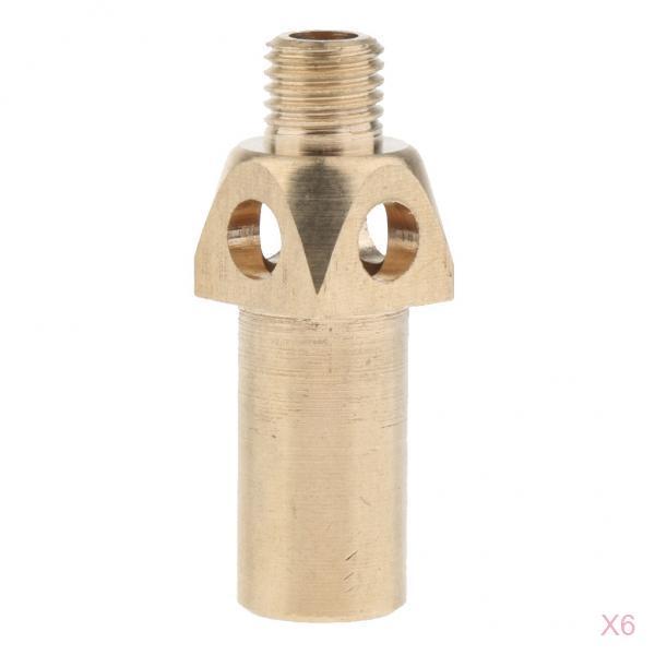 6x1 Piece Brass Replacement Tip/Nozzle/ Jet/ Burner for LP Gas