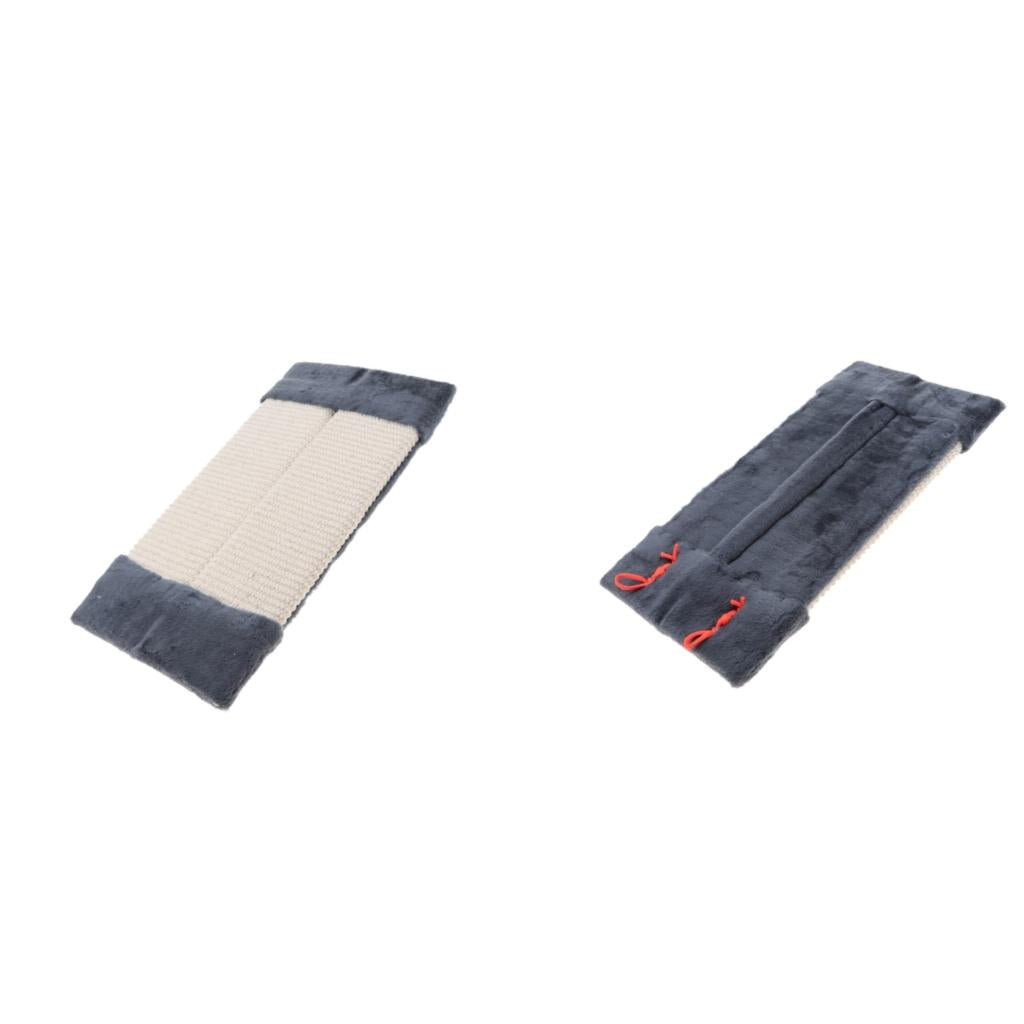 2pcs Kitten Pet Corner Sisal Wall Scratcher Cats Scratching Post board Gray