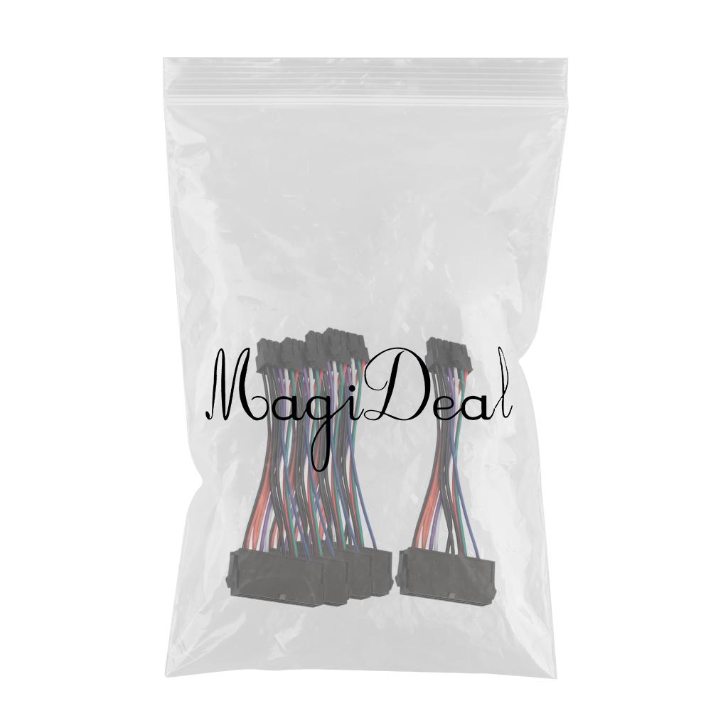 5Pcs ATX 24 Pin Female to 12 Pin Male Converter Power Supply Cable for Acer