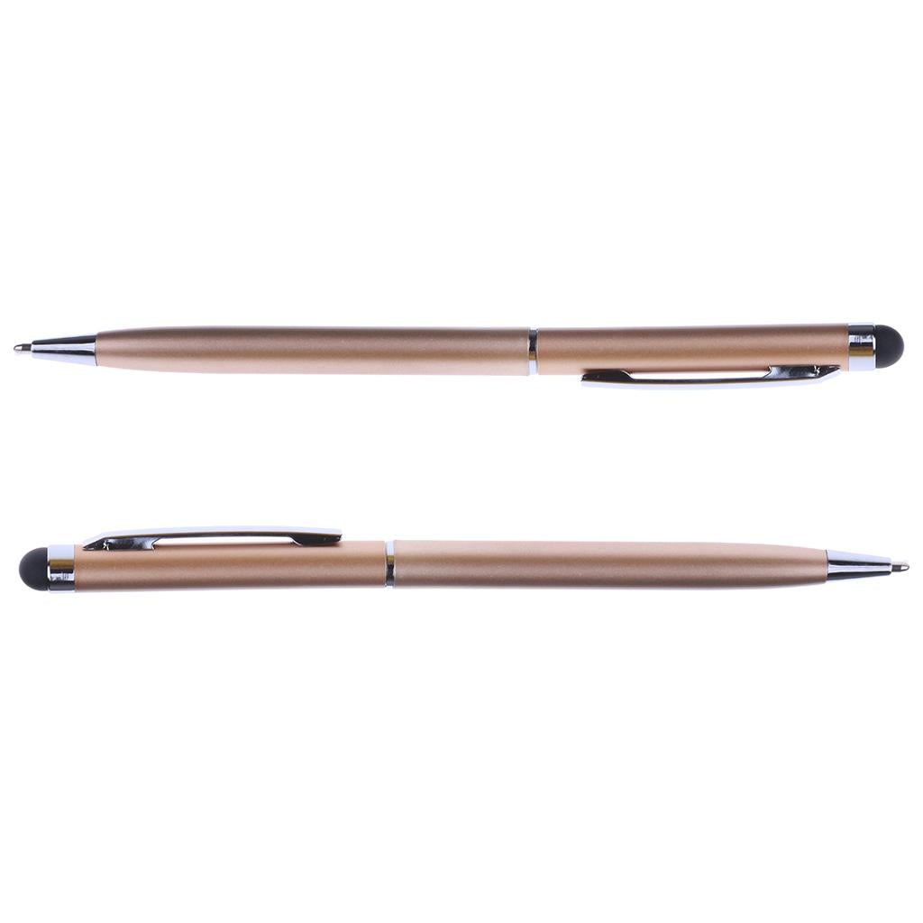 2x Capacitive Pen Touch Screen Stylus Pencil for Pad Phone Laptop gold