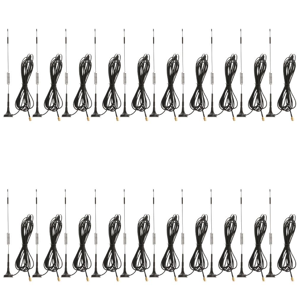 20x 70-2700Mhz 12dBi 4G SMA Omni Antenna Male Plug Modem Router High Gain