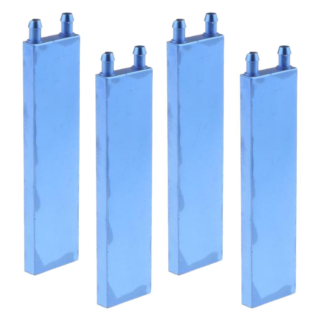 4x Aluminum Water Cooling Block for CPU Graphics Radiator Heatsink 40x160mm