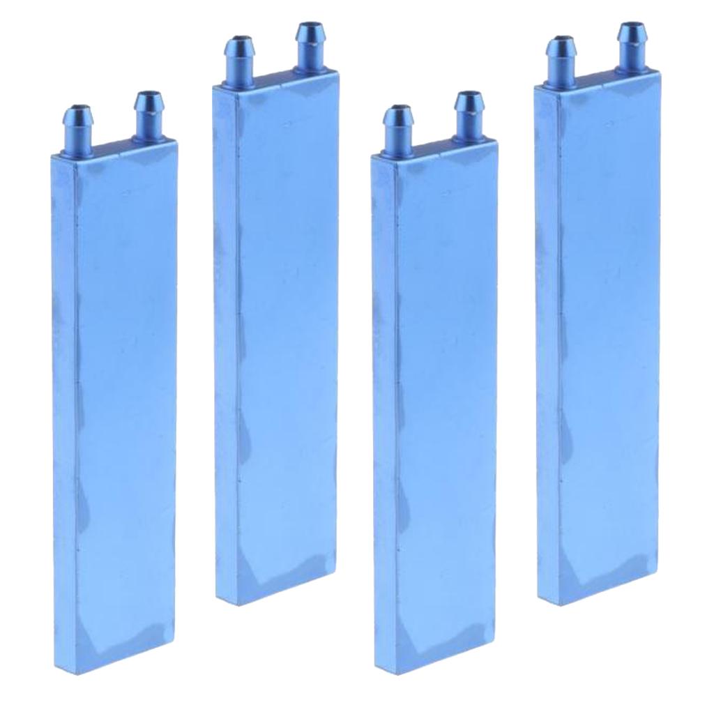 4x Aluminum Water Cooling Block for CPU Graphics Radiator Heatsink 40x160mm