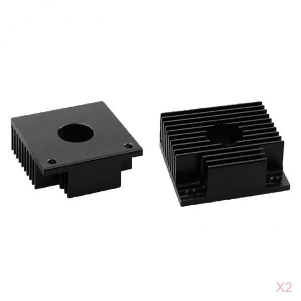 2set 40x40x11mm Aluminum Heat Sink Cooling Fin for 3D Printer Mk7 MK8