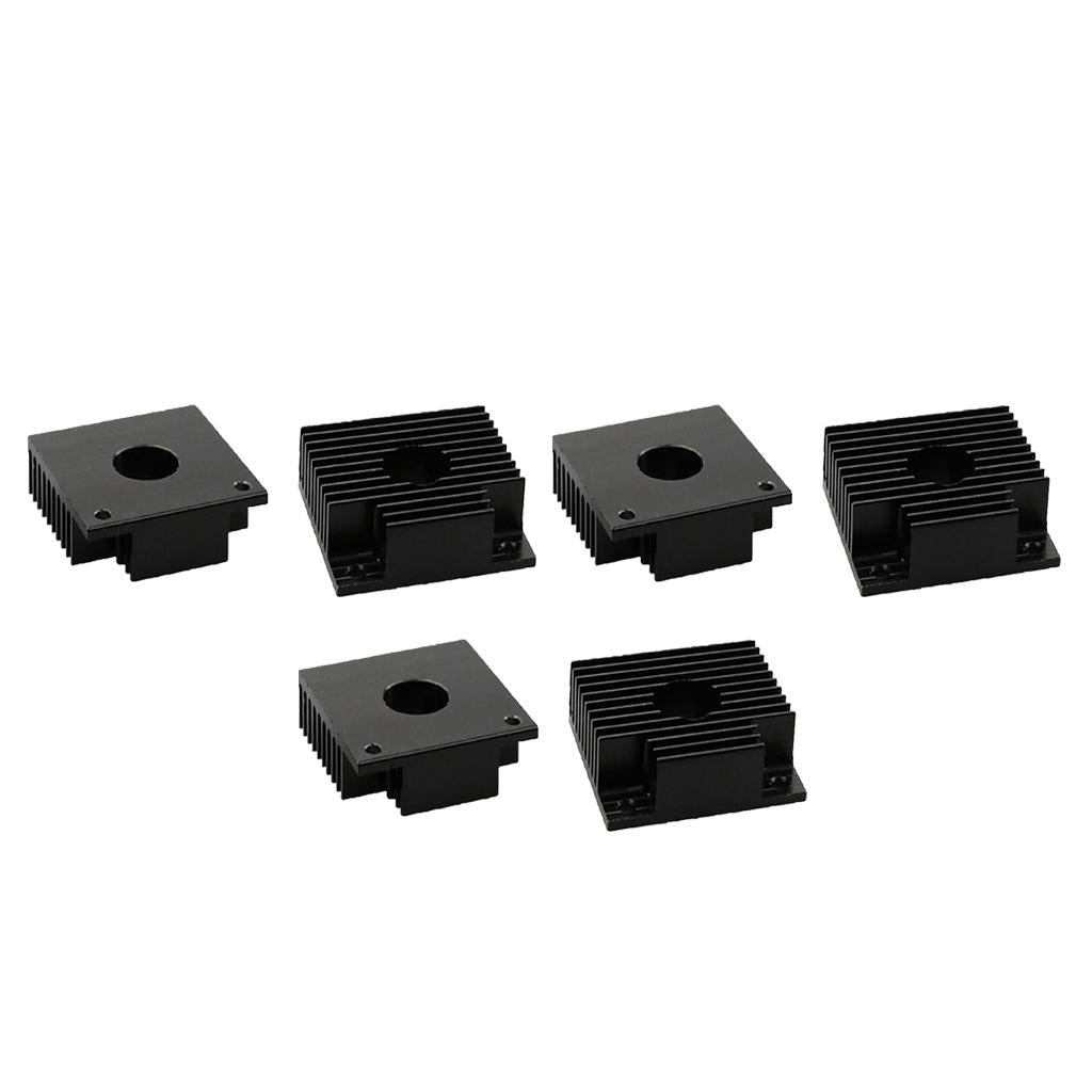 3set 40x40x11mm Aluminum Heat Sink Cooling Fin for 3D Printer Mk7 MK8