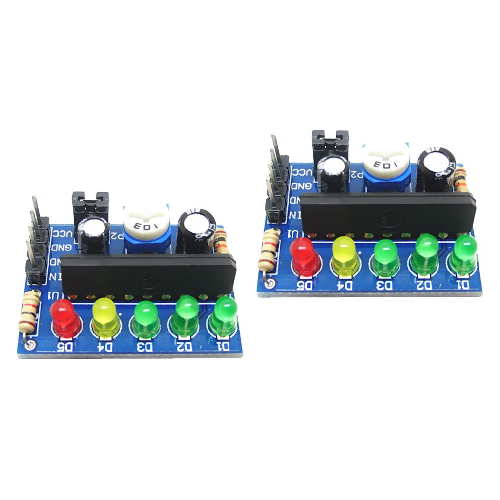 2Pcs KA2284 Power Level Indicator Battery Pro Audio Level Indicator Module