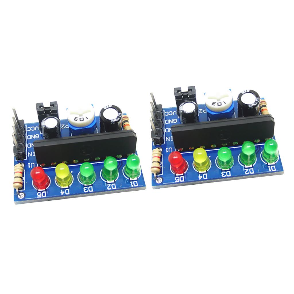 2Pcs KA2284 Power Level Indicator Battery Pro Audio Level Indicator Module