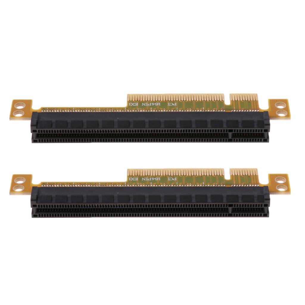 2Pack PCI Express Riser Card PCI-E x8 to x16 Slot Adapter Converter Board