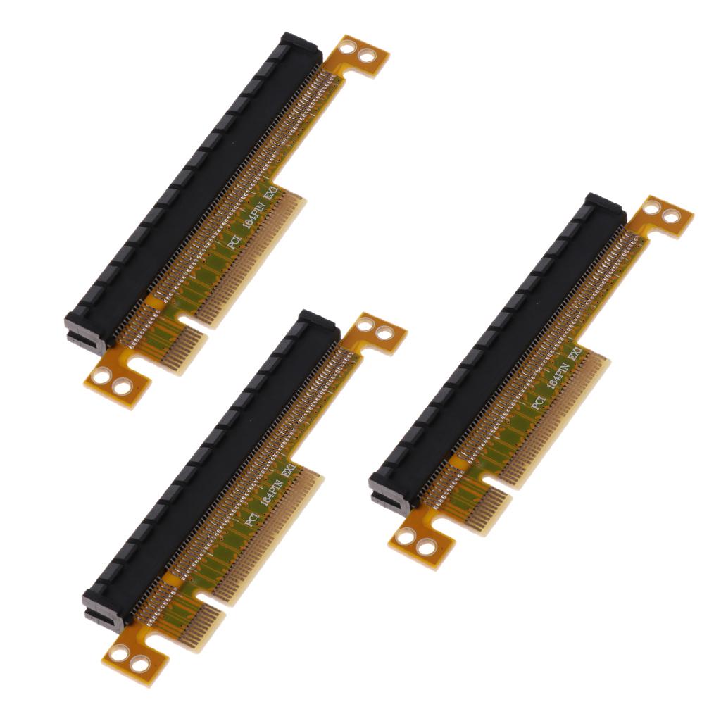 3x PCI Express Riser Card PCI-E x8 to x16 Slot Adapter Converter Board