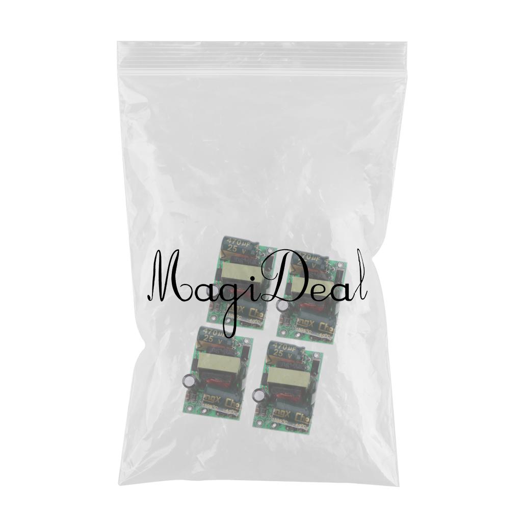 4Pcs 4.8W 12V 400mA AC-DC Isolated Switching Power Supply Module