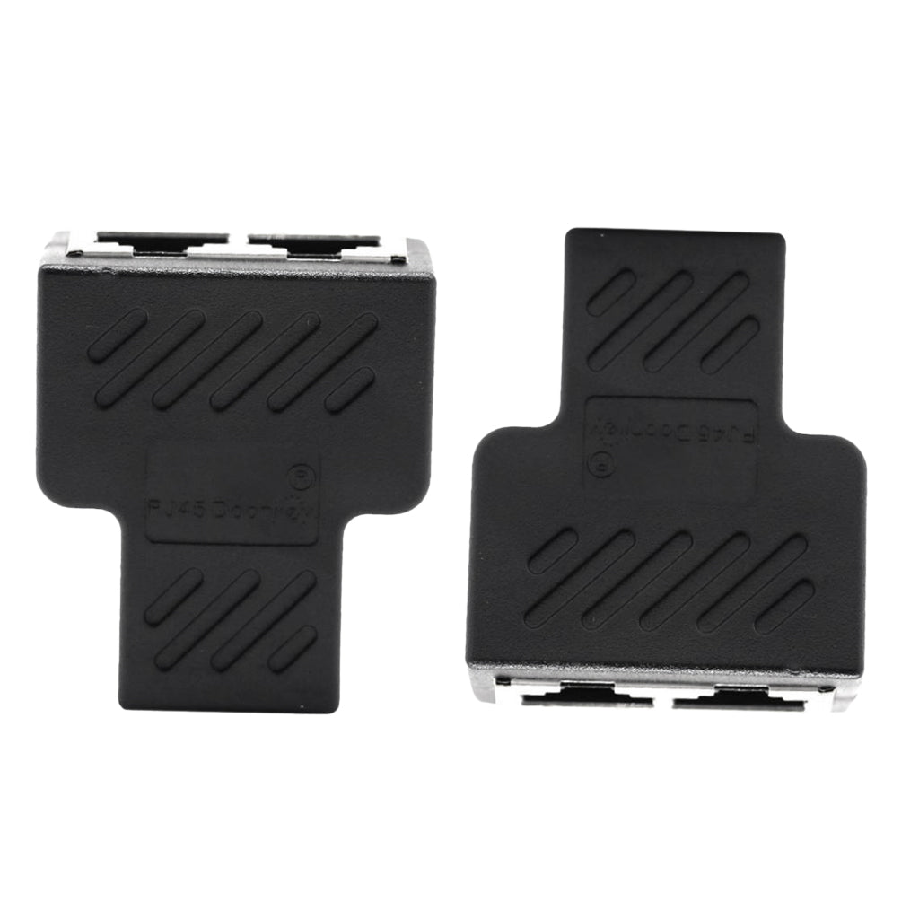 2Piece Splitter Adapter 1 to 2 Dual Female Port Connector Extender Plug