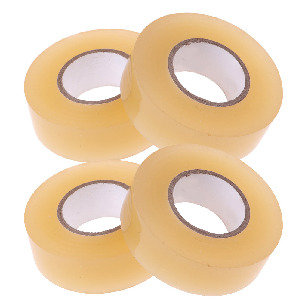 4 Rolls of Premium PVC Clear Hockey Tape for Ice Hockey Socks & Shin Guards