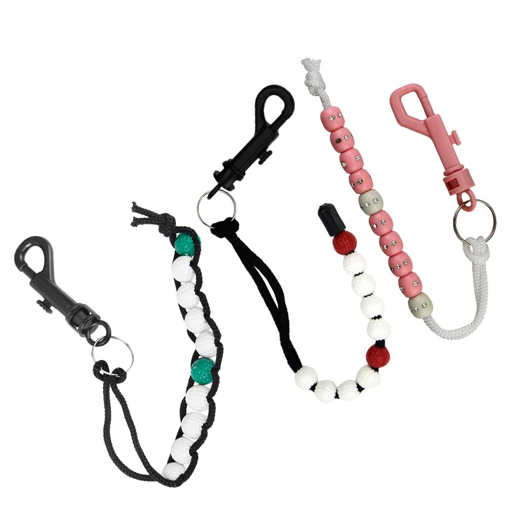 3pcs Golf Stroke Bead Score Counter Golf Accessories Training Aids