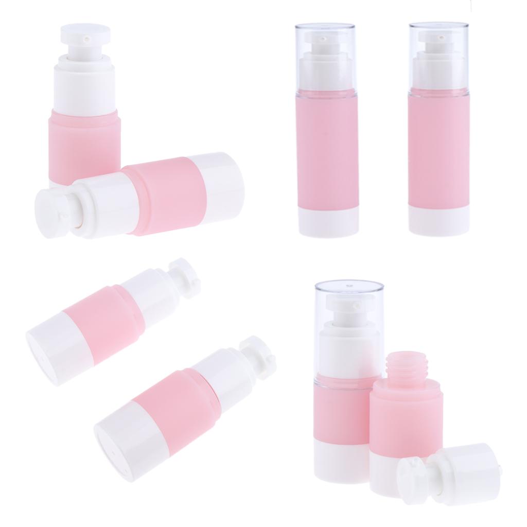 8Pcs Portable Empty Cosmetic Makeup Sterile Airless Pump Spray Bottles