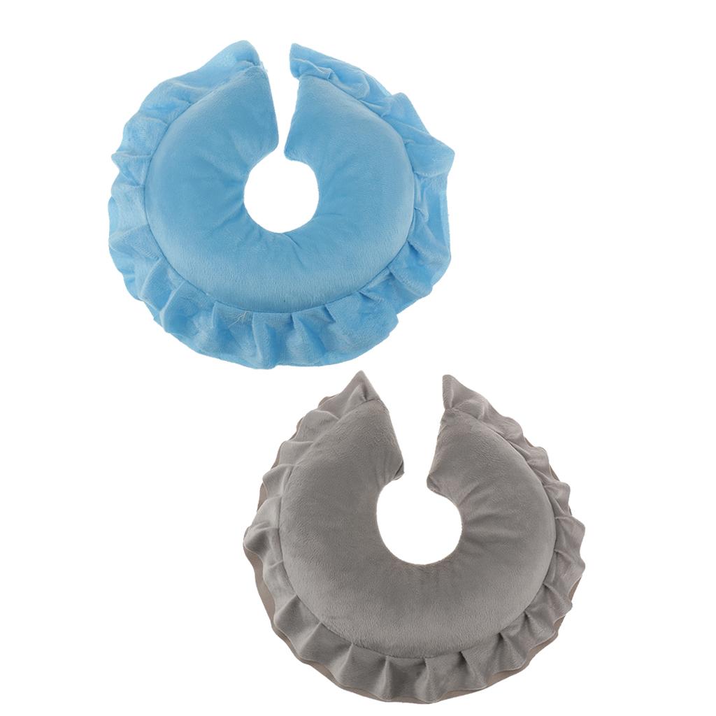 2 Pieces Comfort Spa Massage Table Cradle Face Pillow Neck Head Cushion