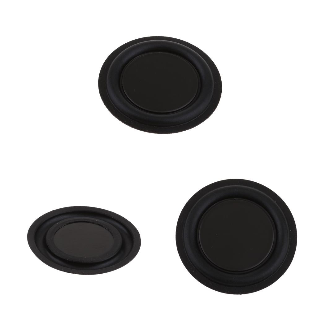 3Pieces 40mm Speaker Vibrating Membrane Passive Bass Diaphragm Plate