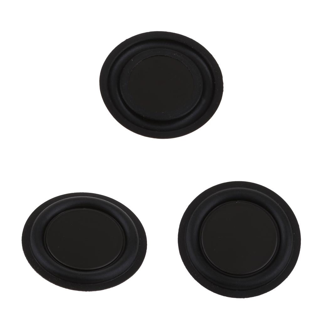 3Pieces 40mm Speaker Vibrating Membrane Passive Bass Diaphragm Plate