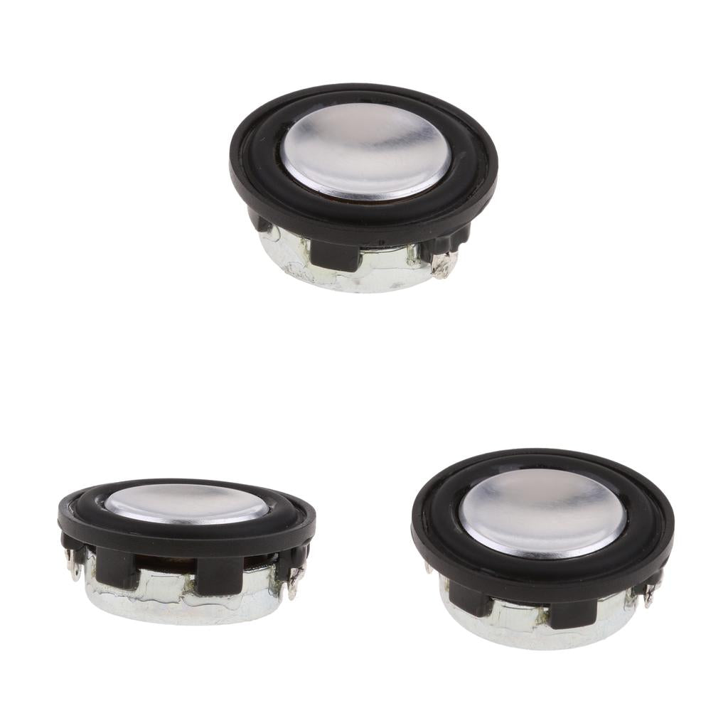 3x 28mm 2W Stereo Audio Speaker 1inch 4Ohm Full-range DIY Loudspeakern New