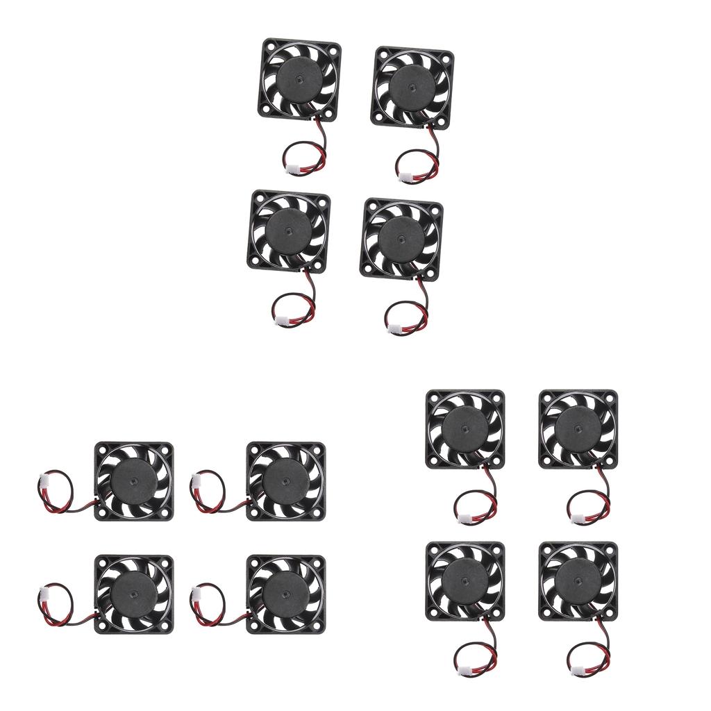 12PCS 12V 2Pin 40mm Mini 4cm Fan Silent Computer Cooler Cooling Fan PC