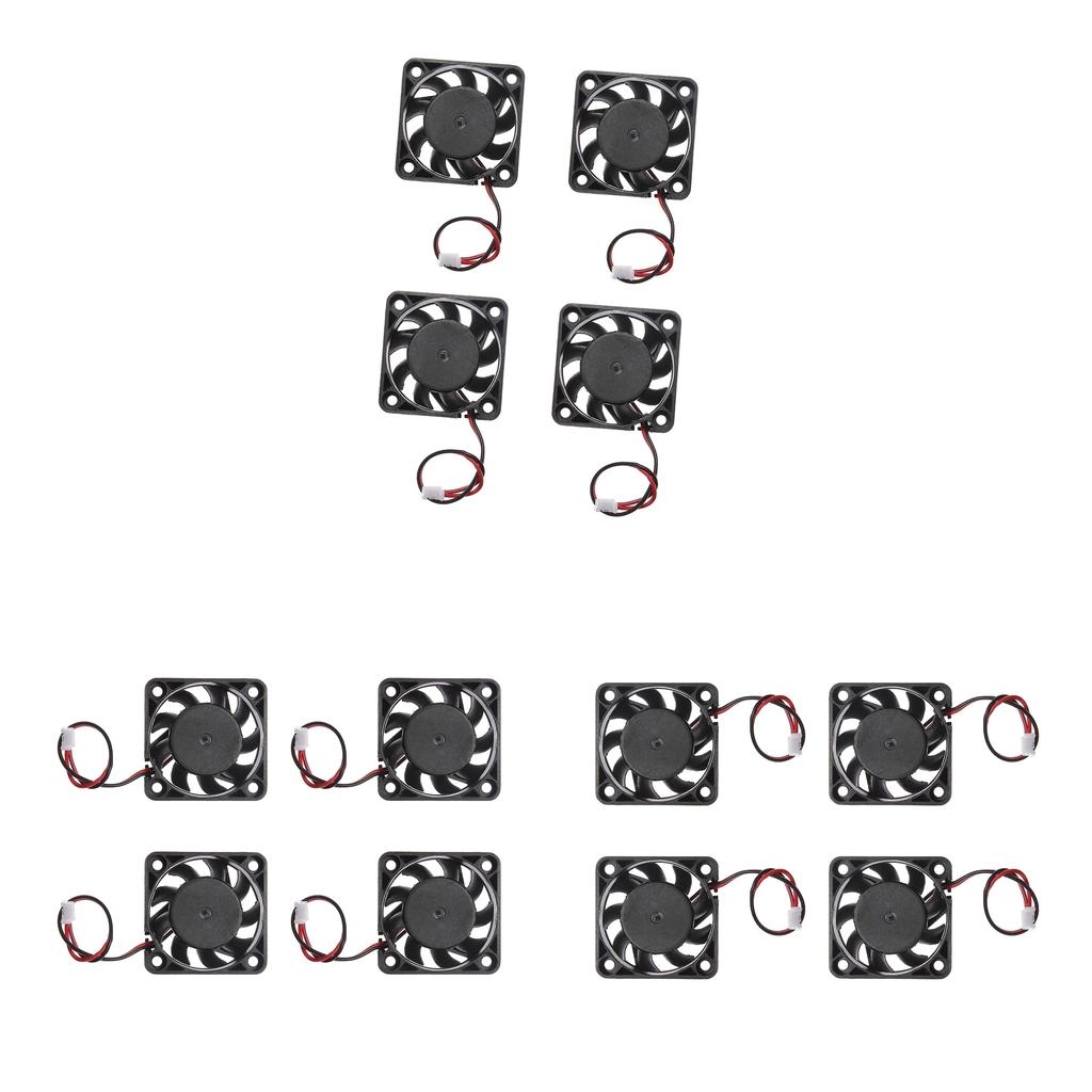 12PCS 12V 2Pin 40mm Mini 4cm Fan Silent Computer Cooler Cooling Fan PC