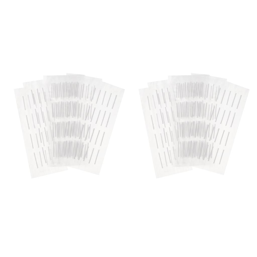 20x Rods False Eyelash Perming Curlers Curling Perm Sticky Cosmetic Set M L