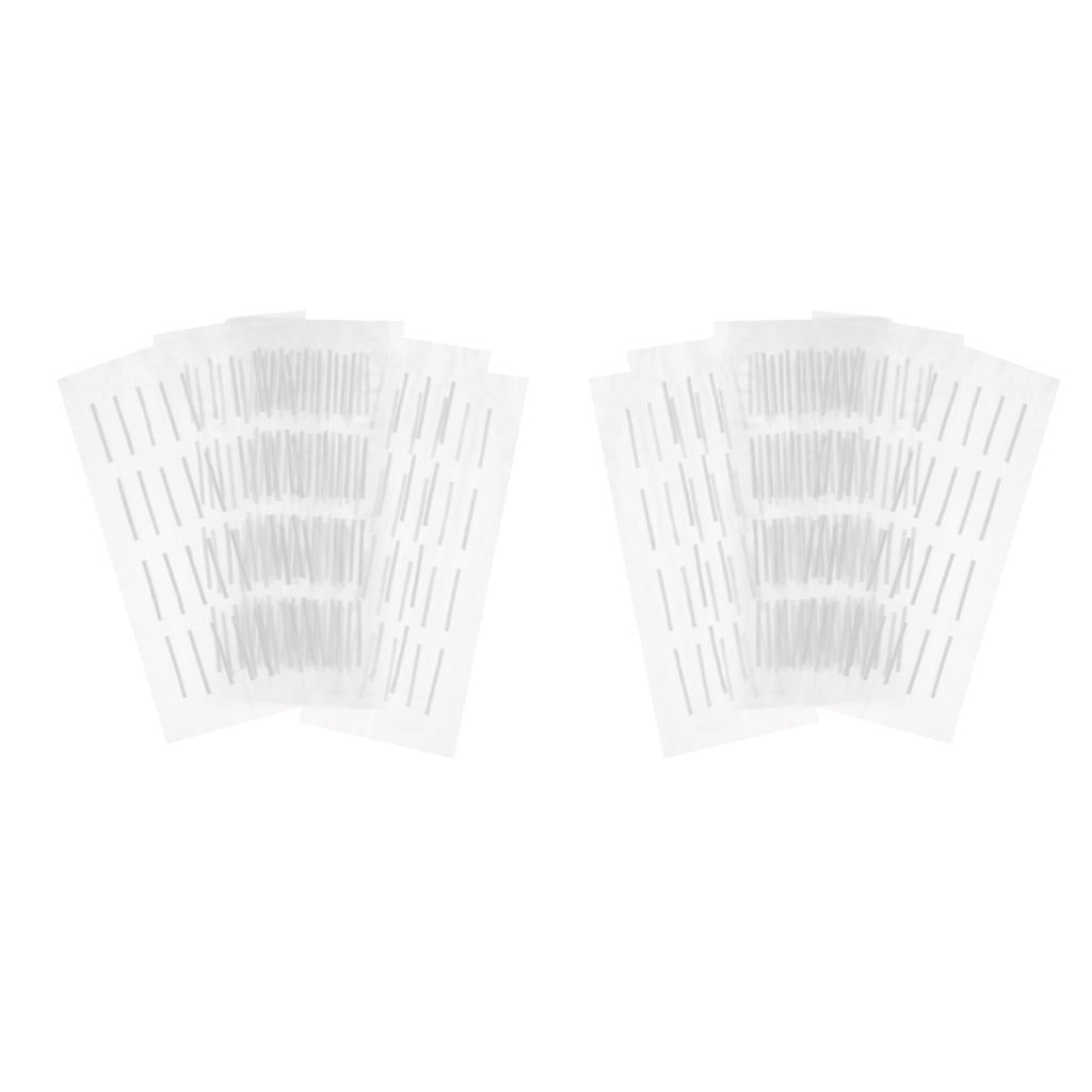 20x Rods False Eyelash Perming Curlers Curling Perm Sticky Cosmetic Set M L