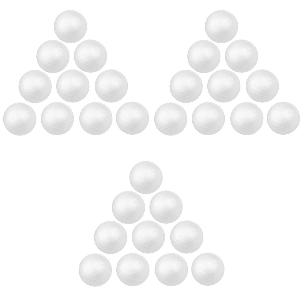 30 Pieces 7cm 8cm 10cm White Polystyrene Foam Balls for Modelling DIY Craft