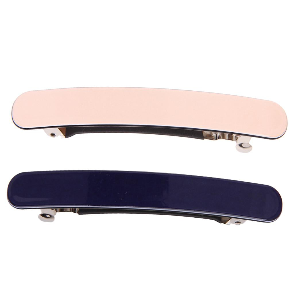 2 Pieces Fashion Women Acrylic Hair Clip Barrette Hairpin Jewelry Accessory