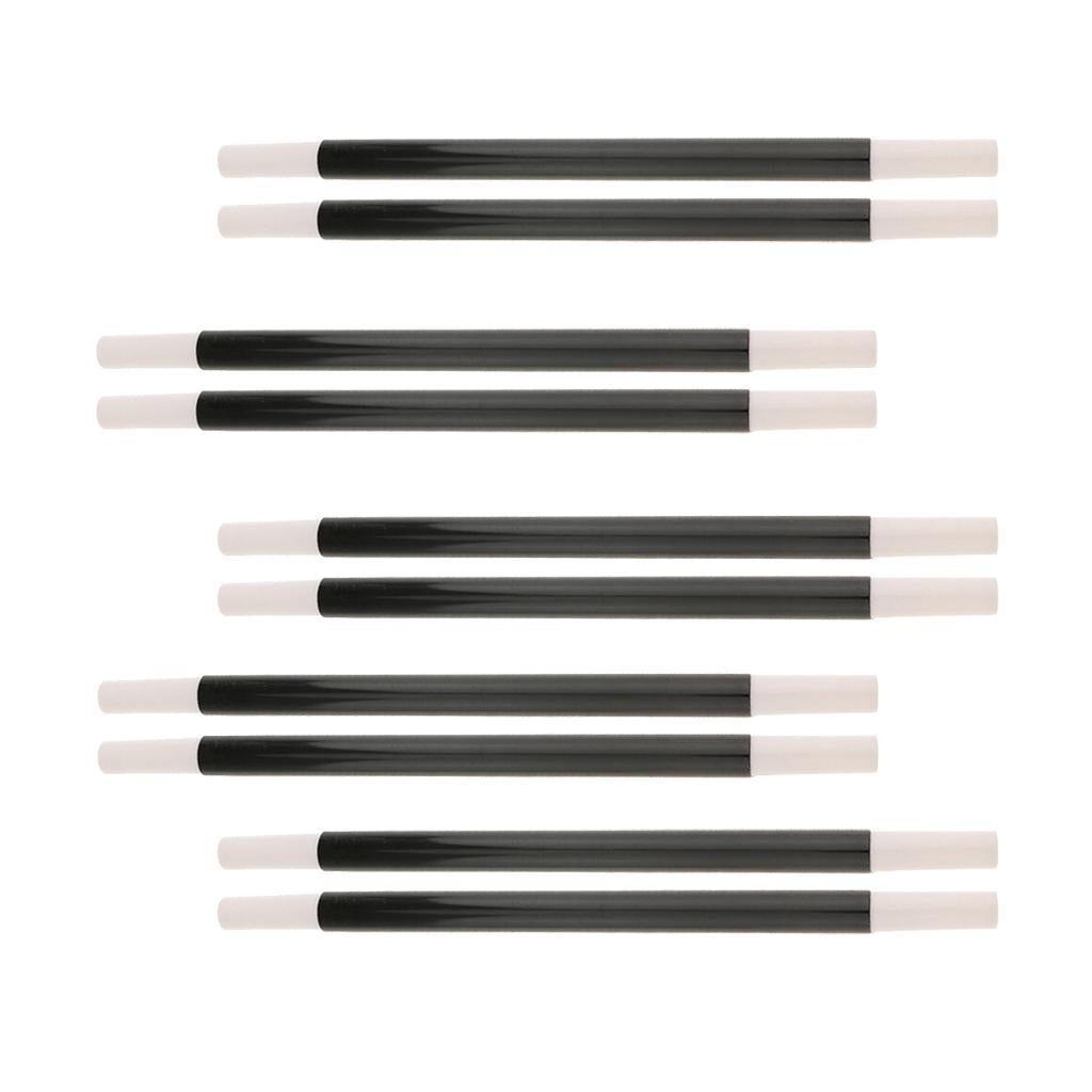 10 Pieces Fun Black Plastic Magic Wands Toy Prop Wizard Magician Fancy Dress