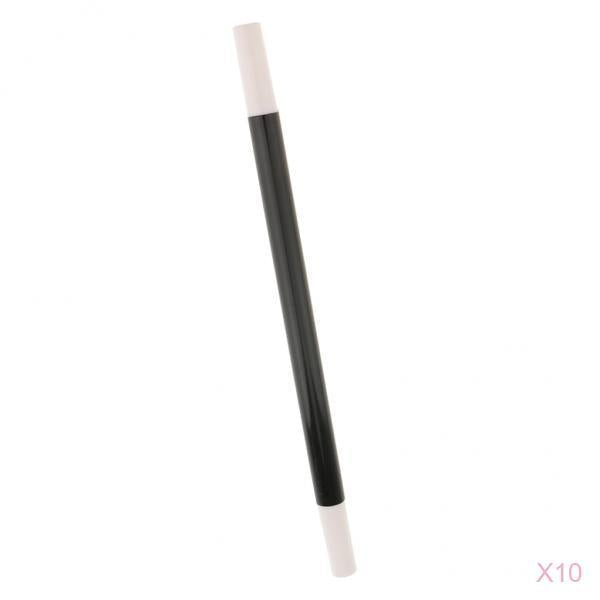 10 Pieces Fun Black Plastic Magic Wands Toy Prop Wizard Magician Fancy Dress