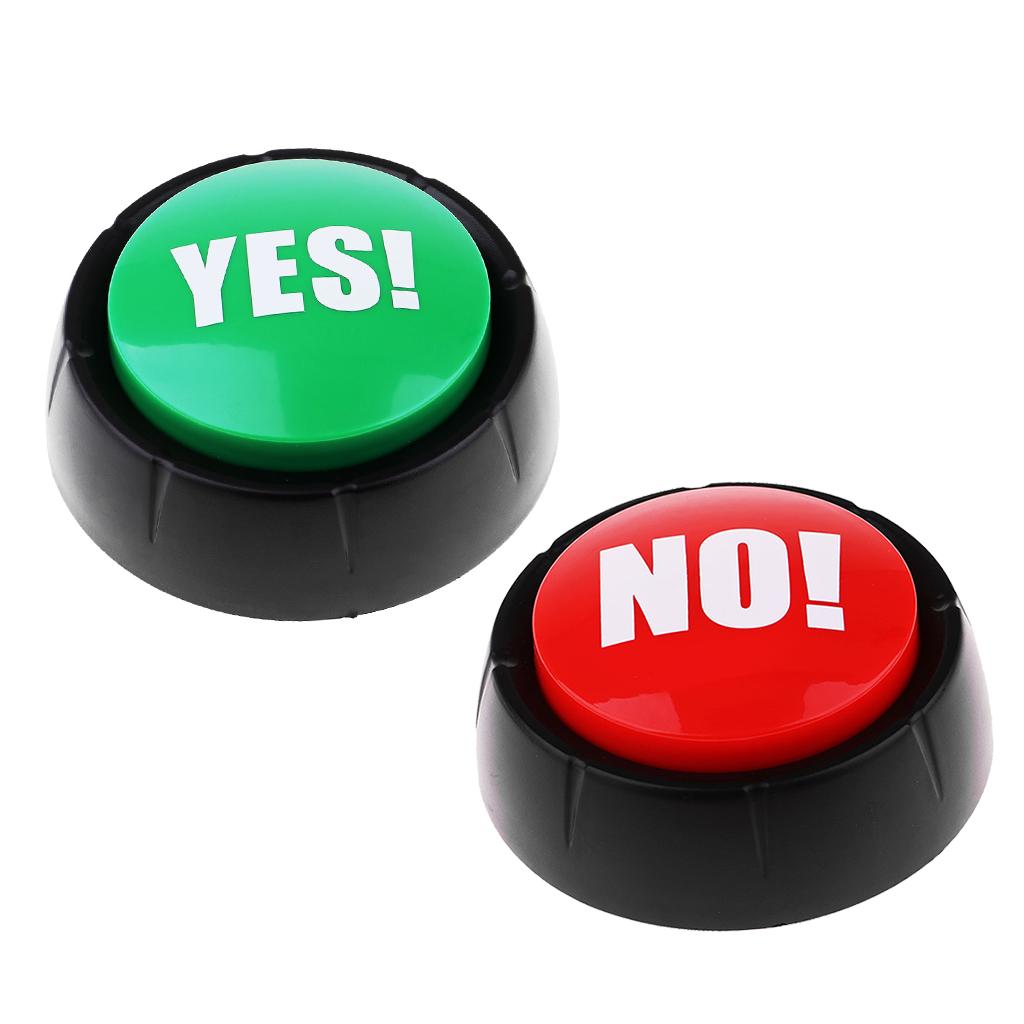 2 Pieces Learning Resource Dome Shaped Sound Buttons Game Show Answer Buzzer