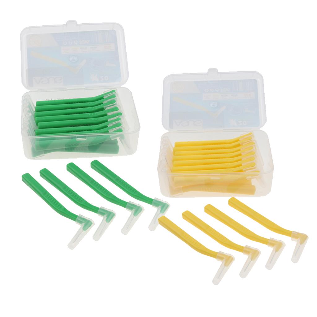40 Pieces Interdental Brush Toothpick Floss Teeth Cleaner Oral Care