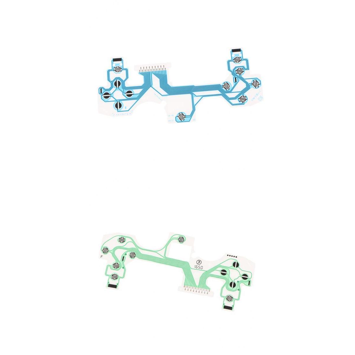 2Pack Conductive Film Keypad Flat Flex Ribbon Cable For Sony PS4 Controllers