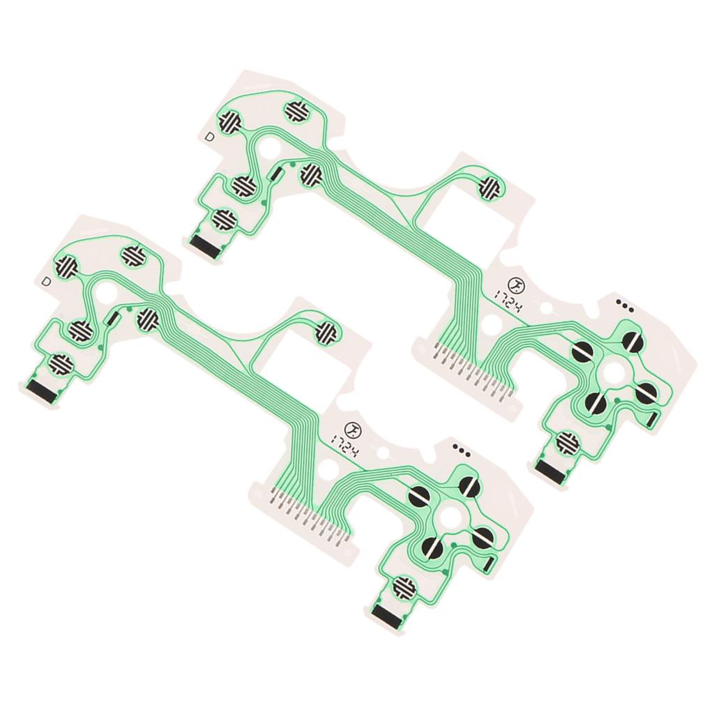 2Pack Conductive Film Keypad Flat Flex Ribbon Cable For Sony PS4 Controller