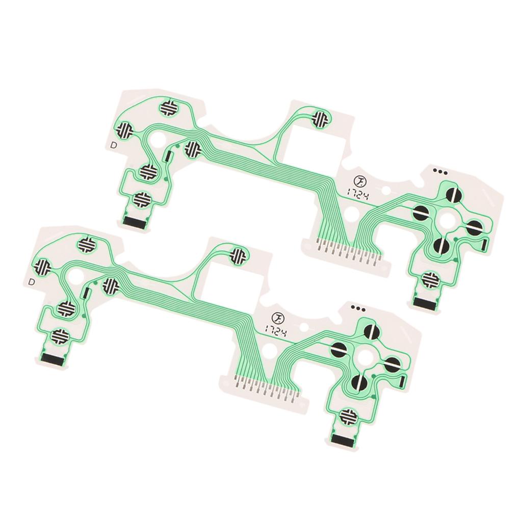 2Pack Conductive Film Keypad Flat Flex Ribbon Cable For Sony PS4 Controller
