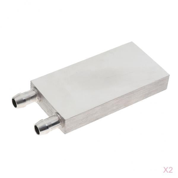 2Piece Water Cooling Block for CPU Graphics Radiator Heat Sink 40mmx80mm
