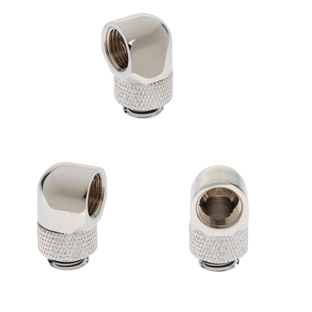 3Piece G1/4 Inch Rotary Multi-Link Adapter Fitting for Water Cooling System