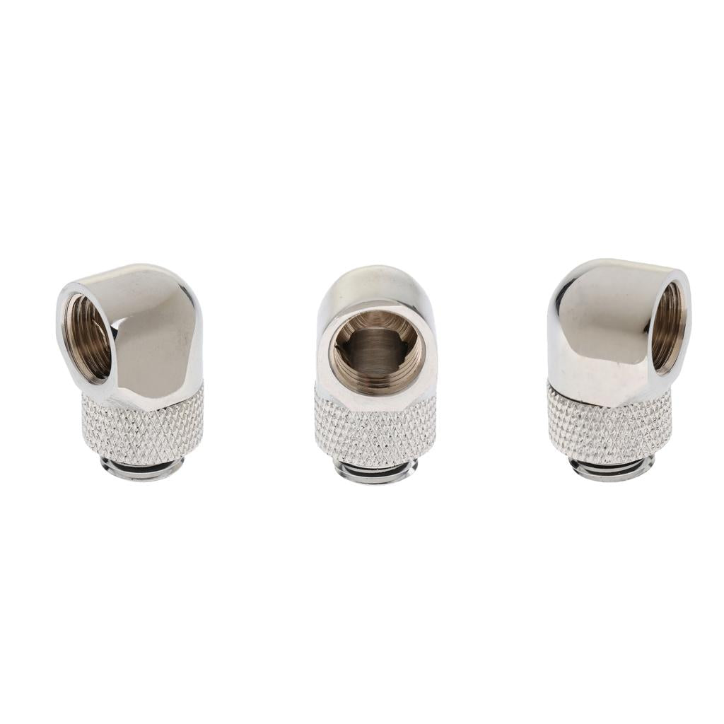 3Piece G1/4 Inch Rotary Multi-Link Adapter Fitting for Water Cooling System
