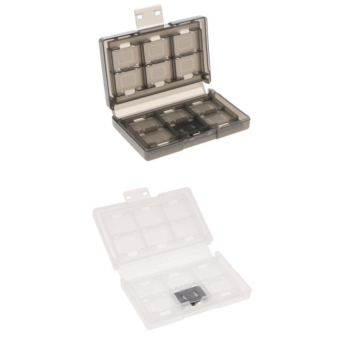 2Pcs 24 Slot Game Card Cartridge Detachable Case Holder For Nintendo Switch