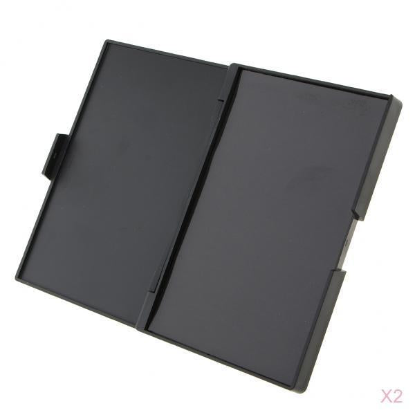 2pcs Empty Magnetic Palette Box for Eyeshadow Powder Blush Rouge Makeup Case