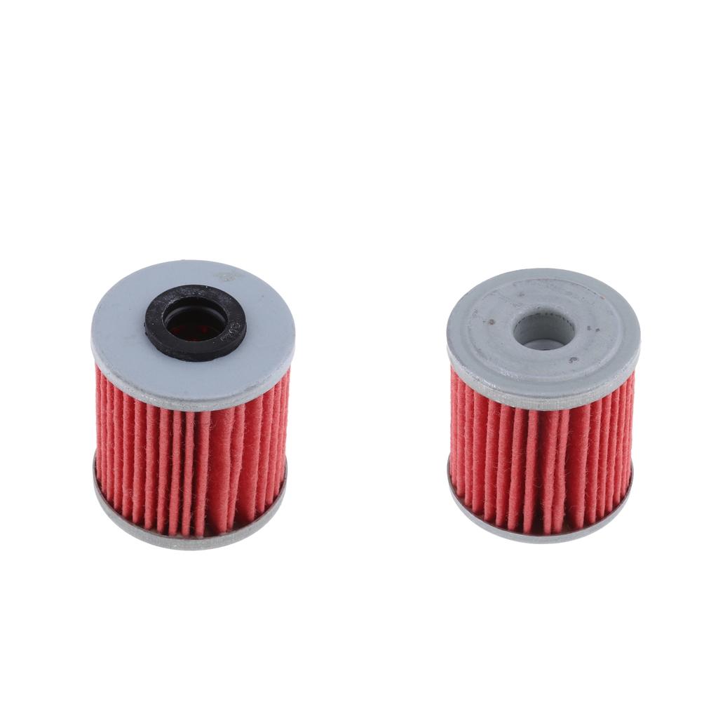 2pcs Oil Filters for for Suzuki RMZ250 RMZ450 RMX450Z KX250F EVO 250 300 4T