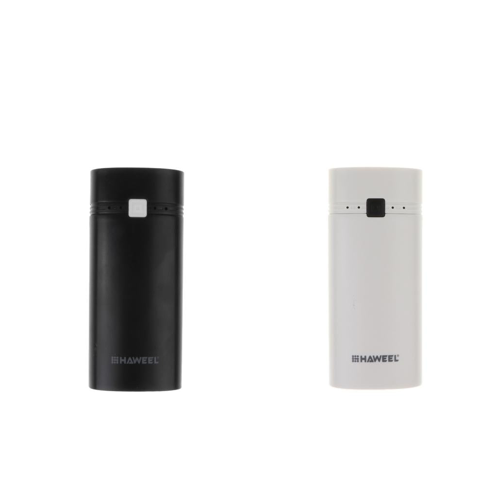2 Sets USB Power Bank Battery Charger Case DIY Box With LED Light for Phone