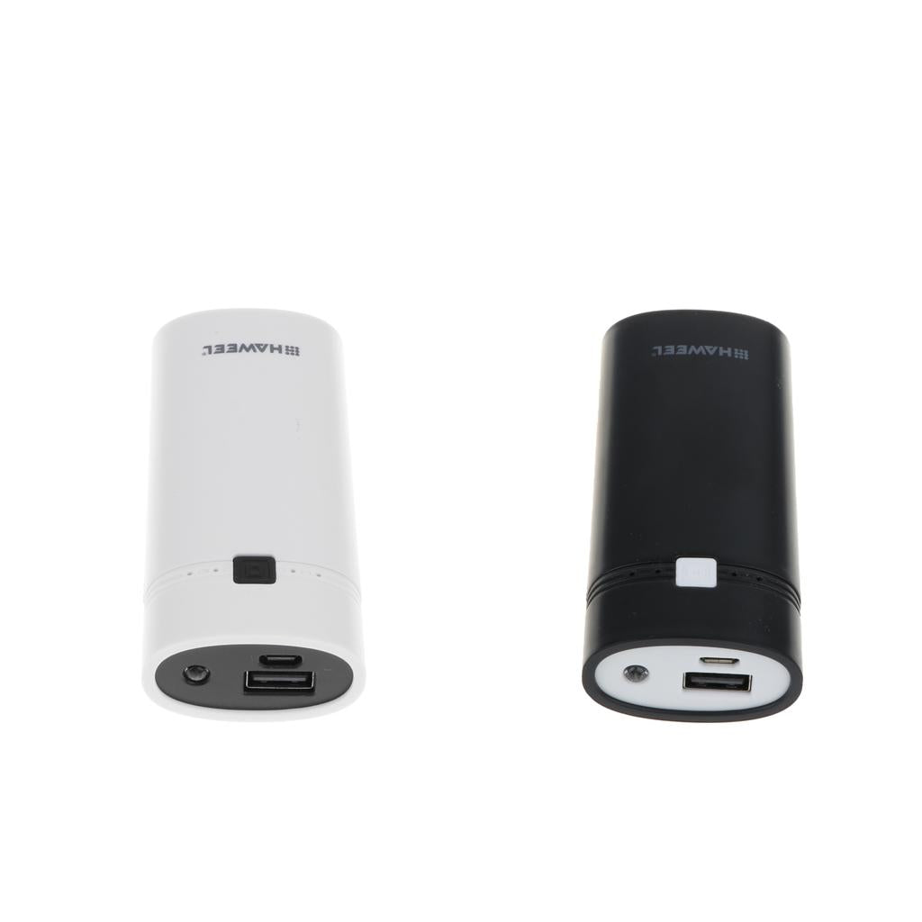 2 Sets USB Power Bank Battery Charger Case DIY Box With LED Light for Phone