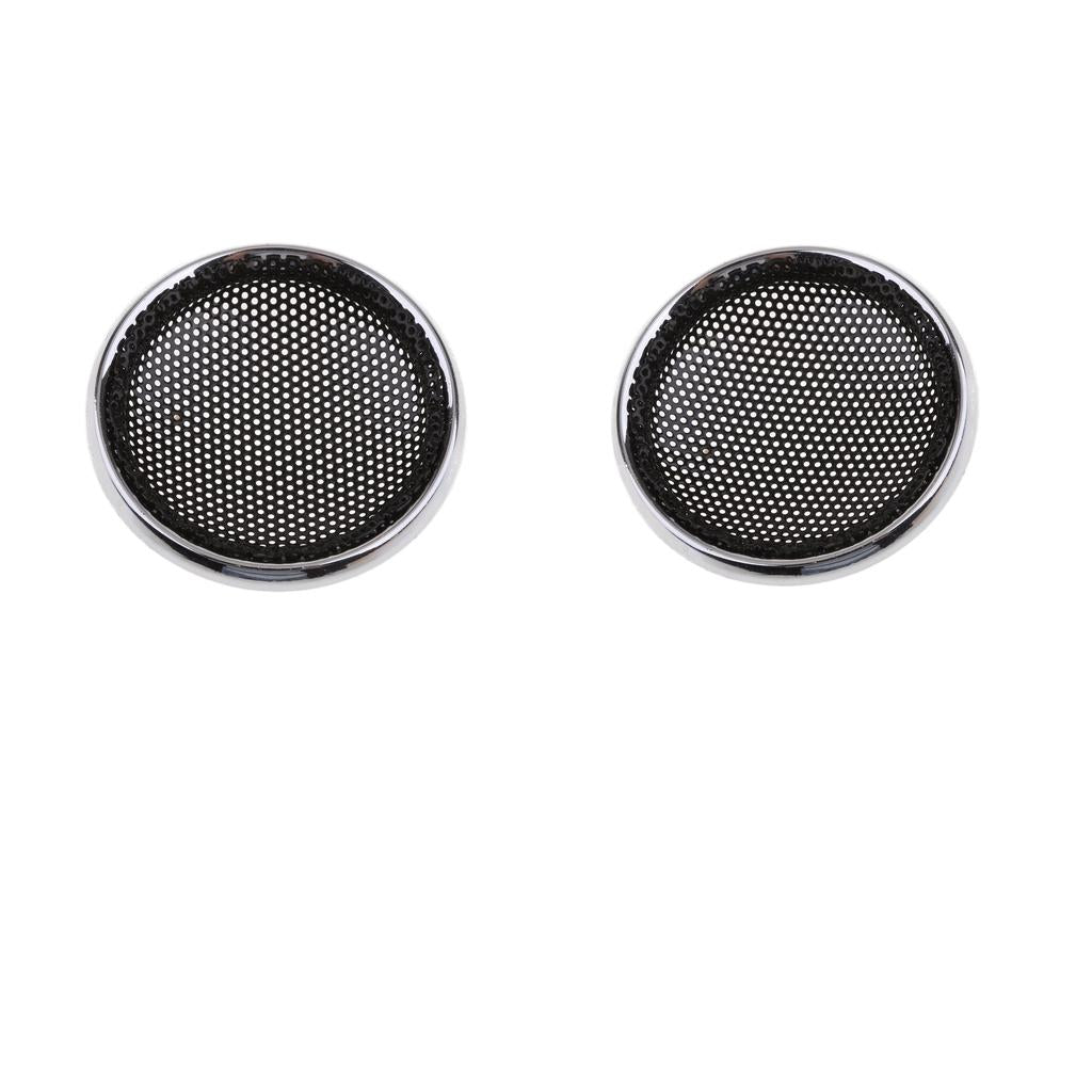 2Piece 1 inch Black Treble Speaker Protective Shell Grille for Loudspeaker