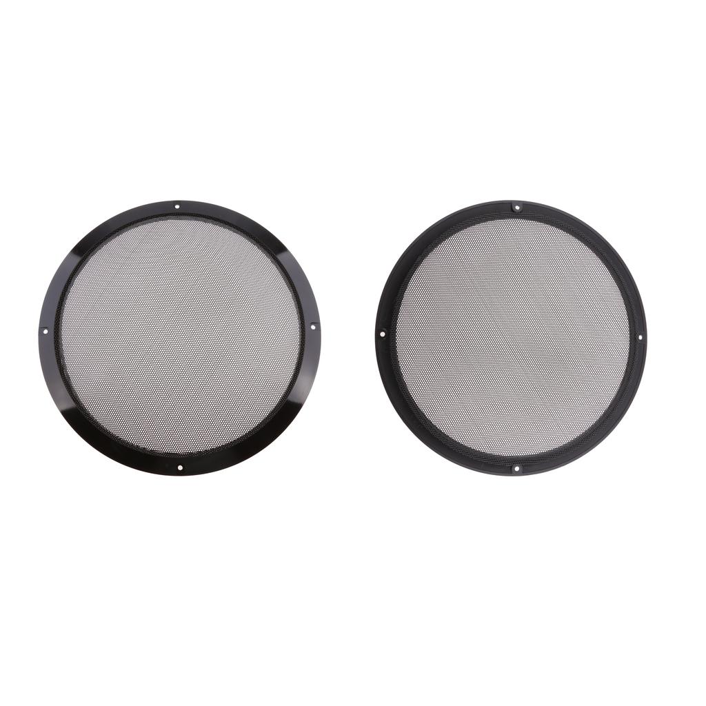 2 Piece 10inch Speaker Grills Cover Case with Screws
