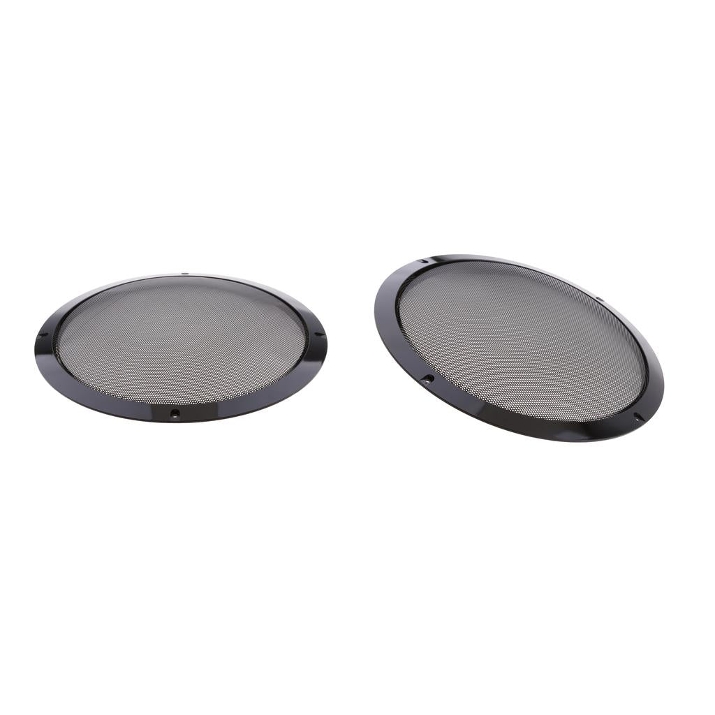 2 Piece 10inch Speaker Grills Cover Case with Screws