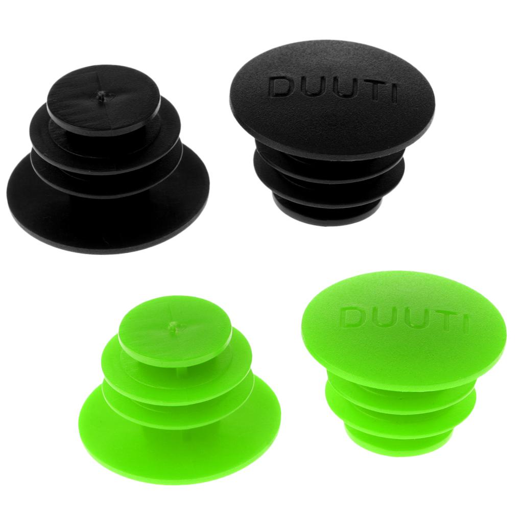 2 Pairs Bike Bicycle Handlebar End Plugs Bar Grip Plugs Handlebar Bar Cap