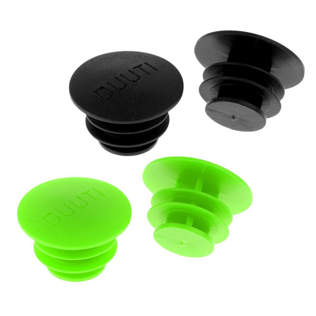 2 Pairs Bike Bicycle Handlebar End Plugs Bar Grip Plugs Handlebar Bar Cap