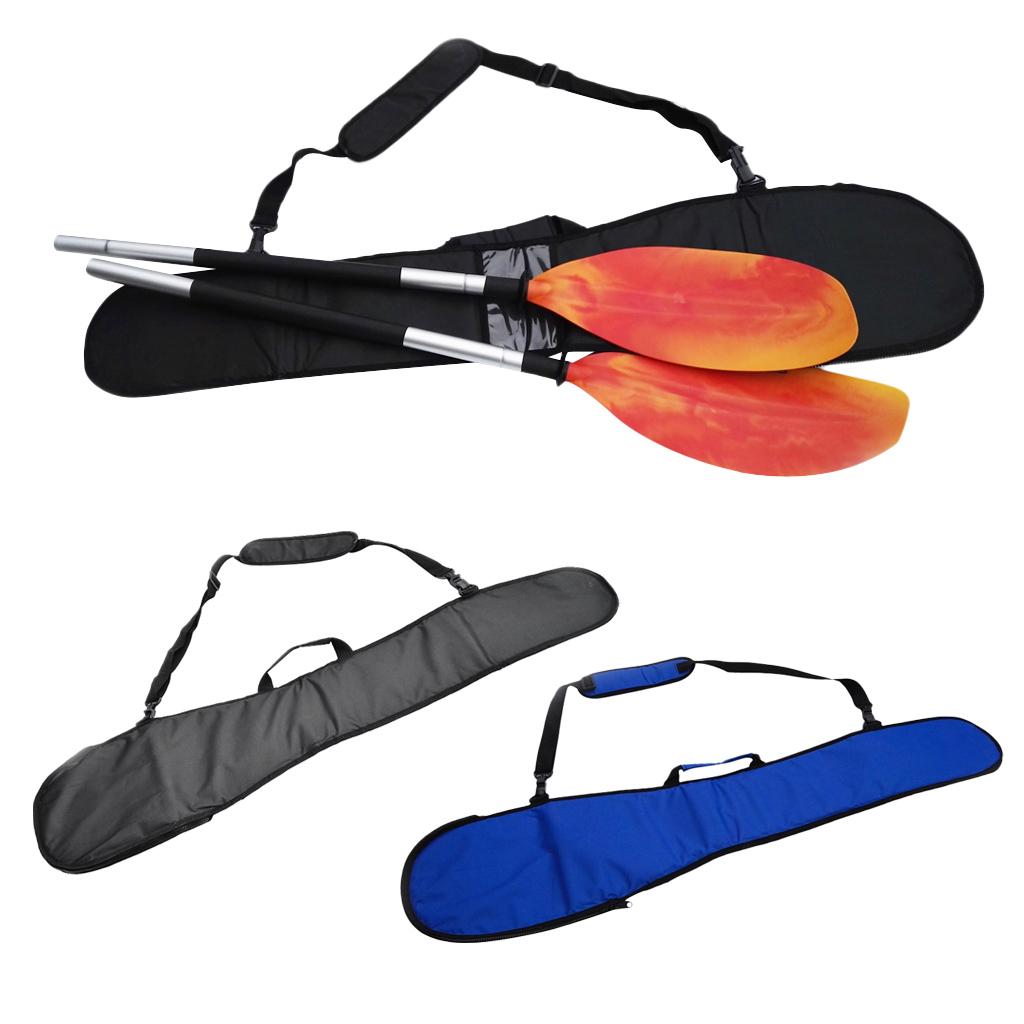 2 Pieces Kayak SUP Paddle Bag Protector Holder Carry Pouch & Shoulder Strap
